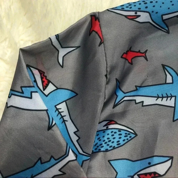 Pekkle Shark Jacket Grey & Blue Size 3T - Picture 13 of 16